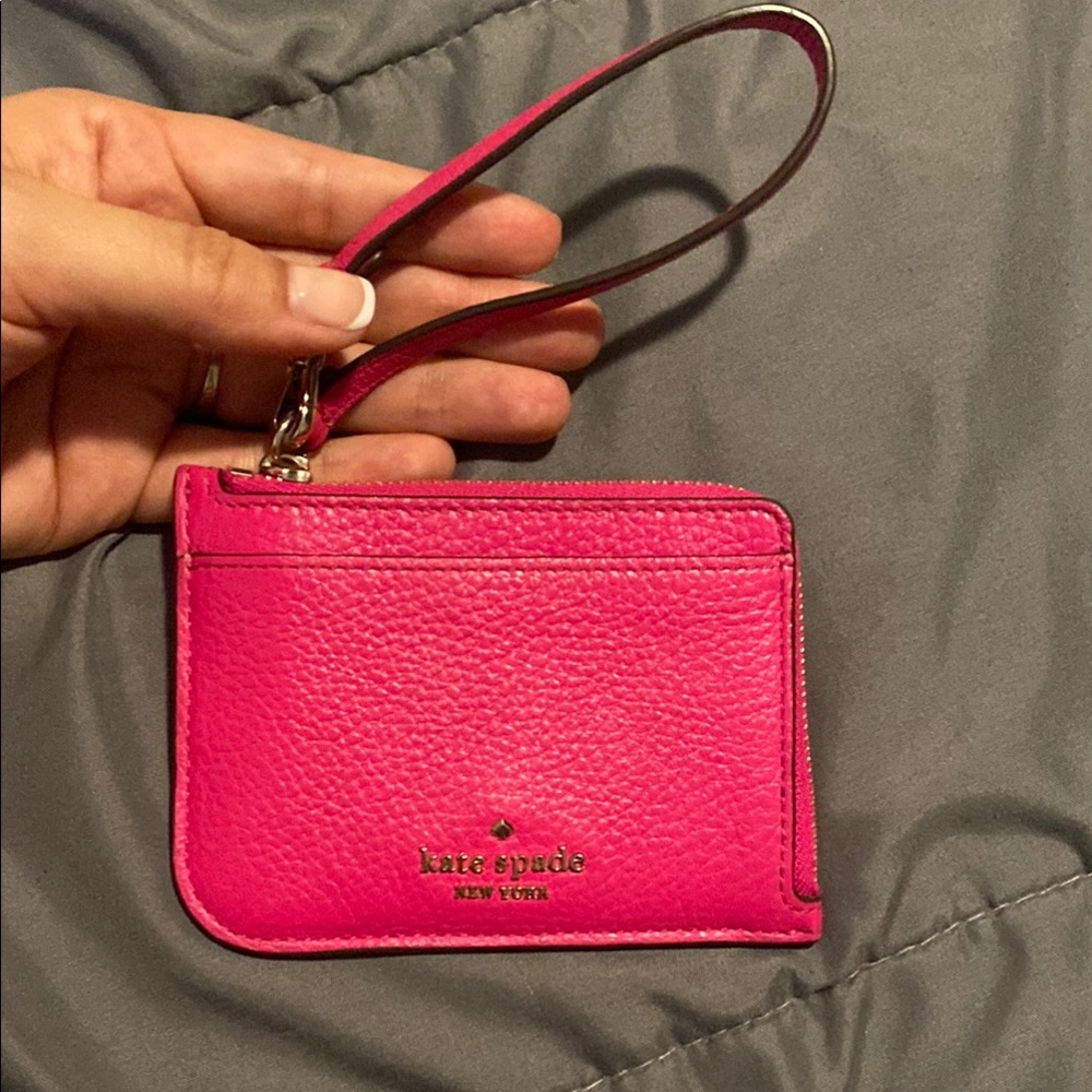 Kate Spade Pink Wristlet Card Holder